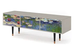 Móvel De Tv| Mueble de TV - 170х59х48 cm - T4 - The water lily pond , Areia Bege