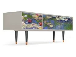 Móvel De Tv| Mueble de TV - 170х59х48 cm - T4 - The water lily pond , Areia Bege