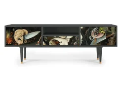 Móvel De Tv* Mueble de TV - 170х59х41 cm - T6 - The Garden 2, Antracite Cinza antracite