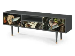 Móvel De Tv* Mueble de TV - 170х59х41 cm - T6 - The Garden 2, Antracite Cinza antracite