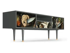 Móvel De Tv* Mueble de TV - 170х59х41 cm - T6 - The Garden 2, Antracite Cinza antracite