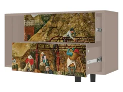 Hot Mueble de TV - 170х69х48 cm - T1 - The Younger - Spring, Latte Bege