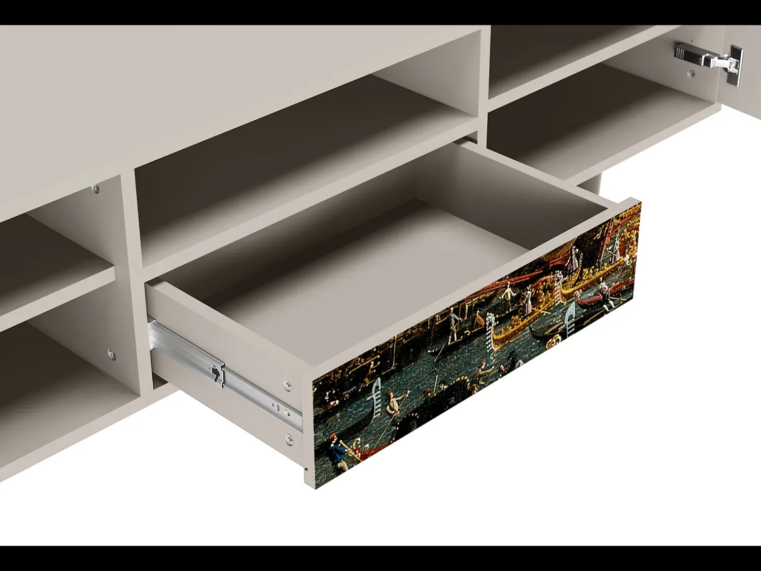 Mueble de TV - 170х59х41 cm - T6 - The Bucintoro, Areia^ Móvel De Tv