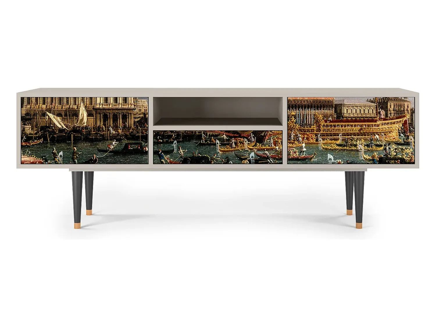 Mueble de TV - 170х59х41 cm - T6 - The Bucintoro, Areia^ Móvel De Tv
