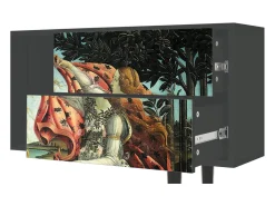 Móvel De Tv| Mueble de TV - 170х69х48 cm - T1 - The Birth of Venus, Antracite Cinza antracite