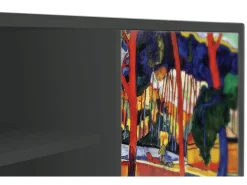 Móvel De Tv| Mueble de TV - 170х69х48 cm - T2 - The Turning Road, Antracite Cinza antracite