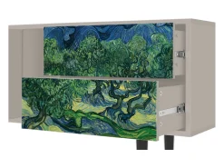 Móvel De Tv| Mueble de TV - 170х69х48 cm - T1 - The Oil Trees, Areia Bege