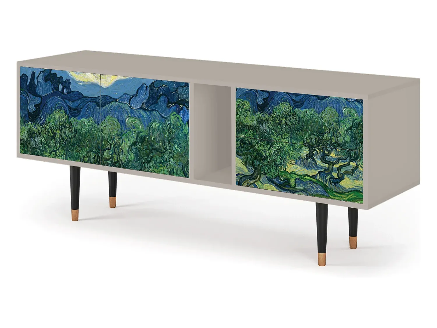 Móvel De Tv| Mueble de TV - 170х69х48 cm - T1 - The Oil Trees, Areia Bege