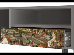 Mueble de TV - 115х59х48 cm - T3 - The Younger - Spring, Cinza^ Móvel De Tv