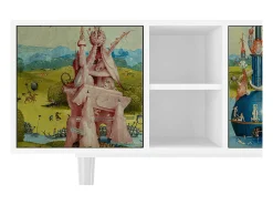 Best Mueble de TV - 150х69х41 cm - T5 - The Garden 2 by Bosch, Branco Bege