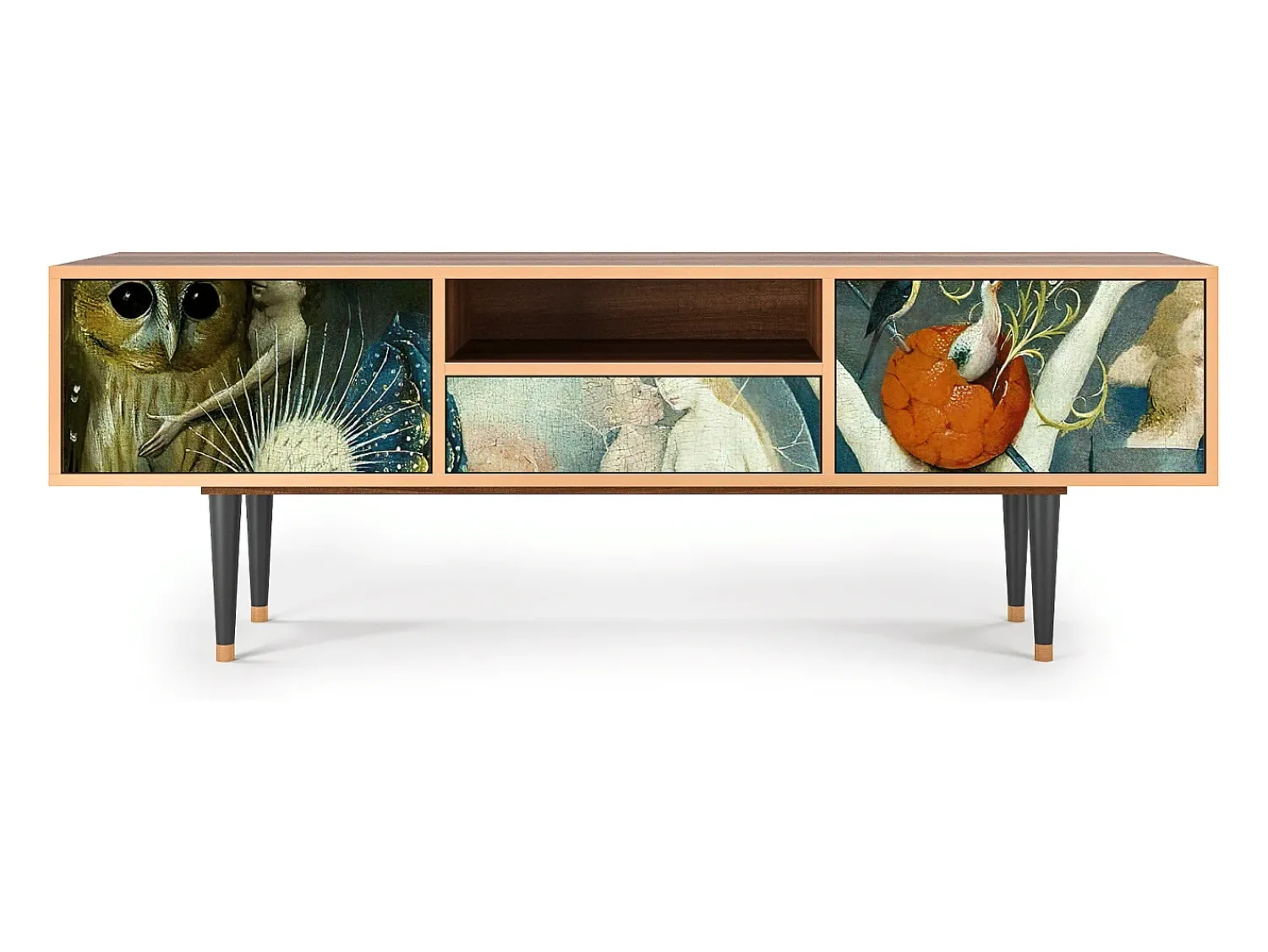 Móvel De Tv| Mueble de TV - 170х59х41 cm - T6 - The Garden Of by Bosch, Nogueira Castanho