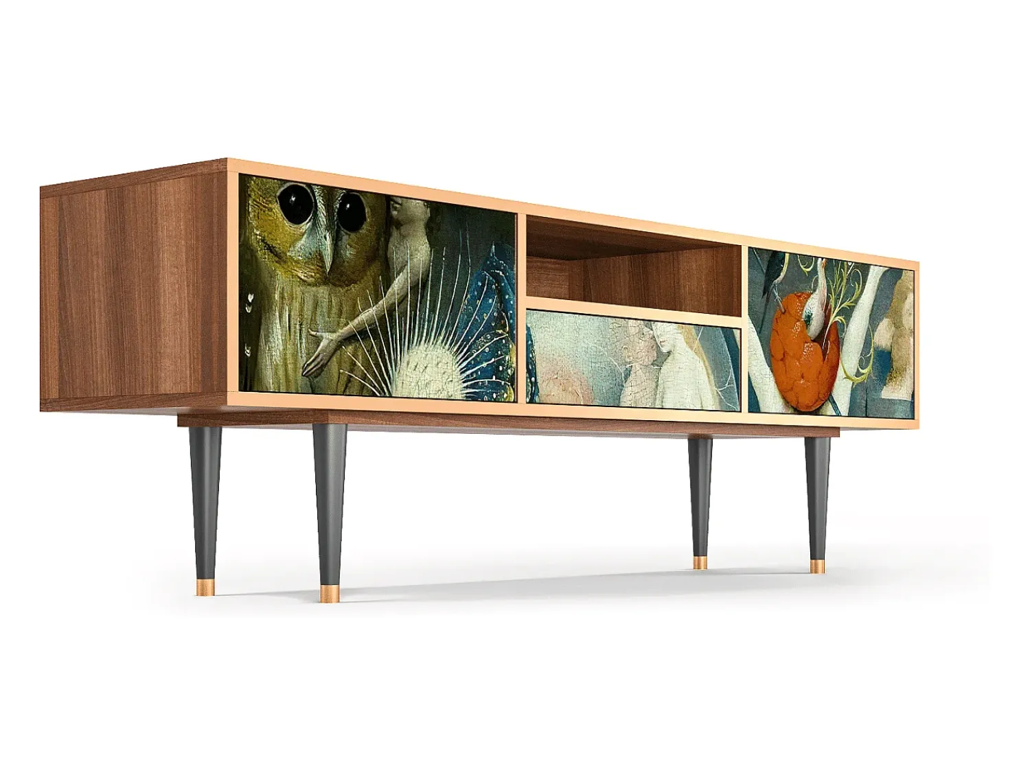 Móvel De Tv| Mueble de TV - 170х59х41 cm - T6 - The Garden Of by Bosch, Nogueira Castanho