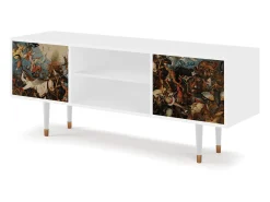 Mueble de TV - 170х69х48 cm - T2 - The Fall, Branco^ Móvel De Tv