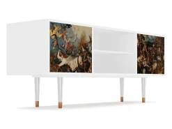Mueble de TV - 170х69х48 cm - T2 - The Fall, Branco^ Móvel De Tv