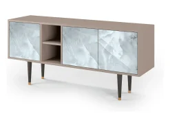 Móvel De Tv| Mueble de TV - 150х69х41 cm - T5 - The Onyx, Latte Bege