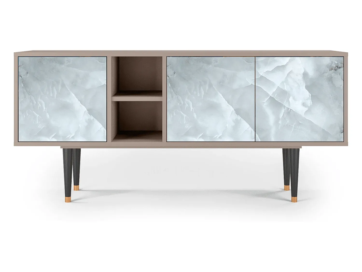 Móvel De Tv| Mueble de TV - 150х69х41 cm - T5 - The Onyx, Latte Bege
