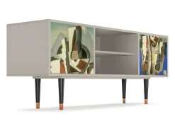 Mueble de TV - 170х69х48 cm - T2 - The Cubist Paintings , Areia^ Móvel De Tv