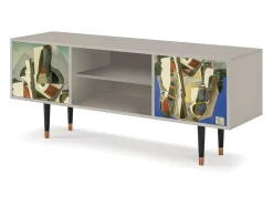 Mueble de TV - 170х69х48 cm - T2 - The Cubist Paintings , Areia^ Móvel De Tv