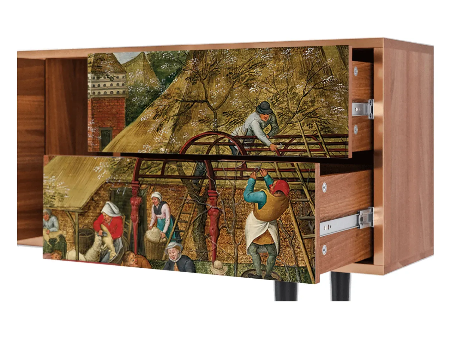 Sale Mueble de TV - 170х69х48 cm - T1 - The Younger - Spring, Nogueira Castanho