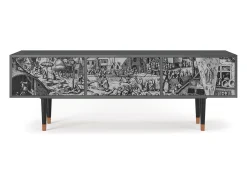 Outlet Mueble de TV - 170х59х48 cm - T4 - The Festival of Saint, Antracite Cinza antracite