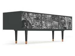 Outlet Mueble de TV - 170х59х48 cm - T4 - The Festival of Saint, Antracite Cinza antracite