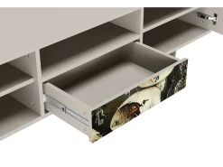 Móvel De Tv* Mueble de TV - 170х59х41 cm - T6 - The Garden 2, Areia Bege