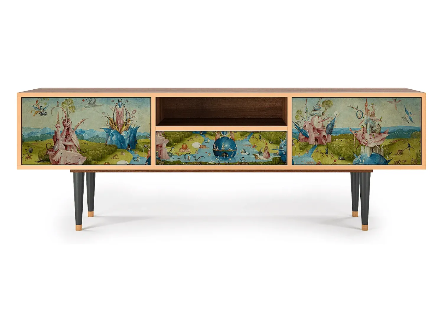Outlet Mueble de TV - 170х59х41 cm - T6 - The Garden 2 by Bosch, Nogueira Castanho