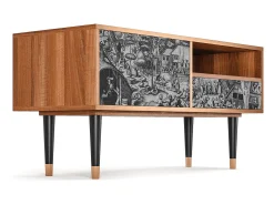 Mueble de TV - 115х59х48 cm - T3 - The Festival of Saint, Nogueira^ Móvel De Tv