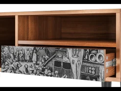 Mueble de TV - 115х59х48 cm - T3 - The Festival of Saint, Nogueira^ Móvel De Tv