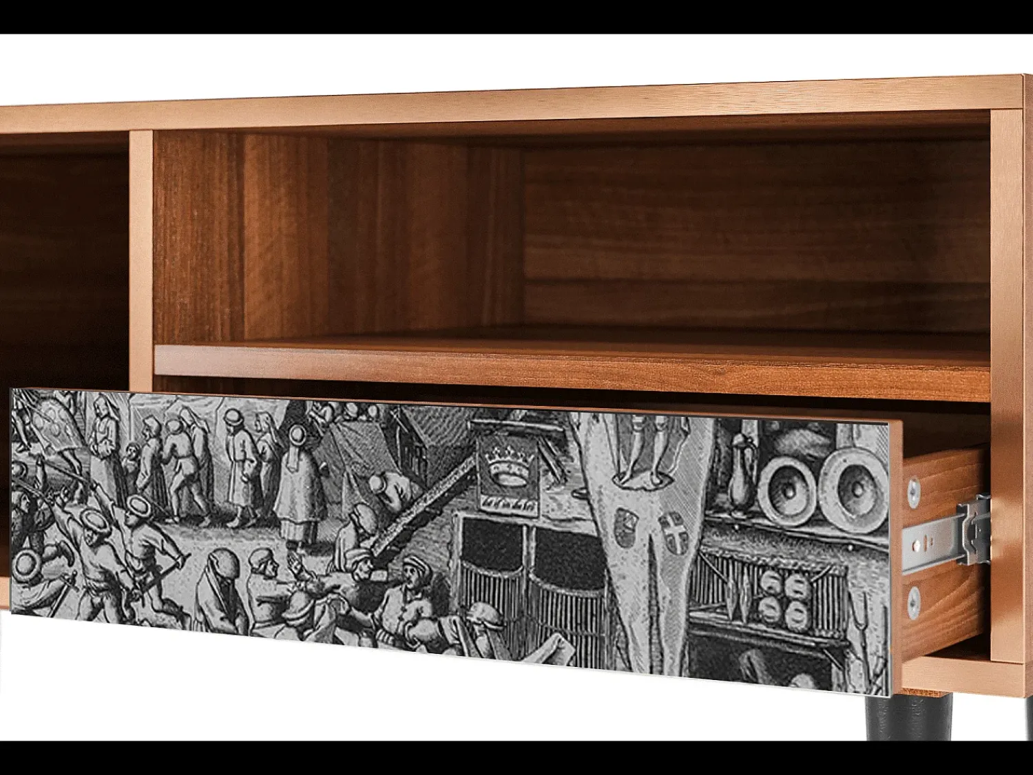 Mueble de TV - 115х59х48 cm - T3 - The Festival of Saint, Nogueira^ Móvel De Tv