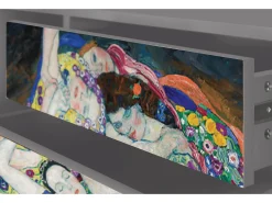 Mueble de TV - 170х59х48 cm - T4 - The Maiden by Klimt, Cinza^ Móvel De Tv