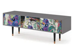 Mueble de TV - 170х59х48 cm - T4 - The Maiden by Klimt, Cinza^ Móvel De Tv