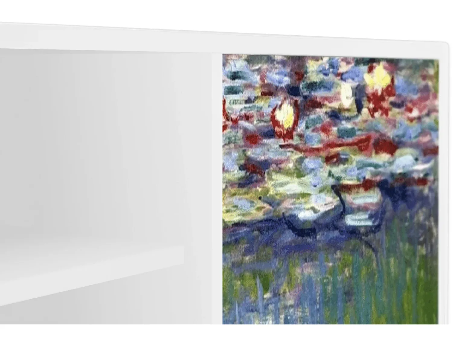 Móvel De Tv| Mueble de TV - 170х69х48 cm - T2 - The water lily pond , Branco Bege