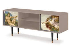 Sale Mueble de TV - 170х69х48 cm - T2 - The Creation of Adam, Latte Bege