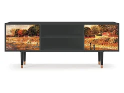 Mueble de TV - 170х69х48 cm - T2 - The Banks, Antracite^ Móvel De Tv