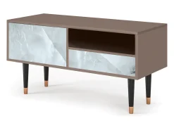 Móvel De Tv| Mueble de TV - 115х59х48 cm - T3 - The Onyx, Latte Bege