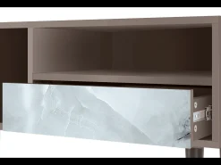 Móvel De Tv| Mueble de TV - 115х59х48 cm - T3 - The Onyx, Latte Bege