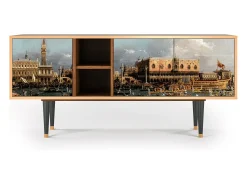 Móvel De Tv* Mueble de TV - 150х69х41 cm - T5 - The Bucintoro, Nogueira Castanho