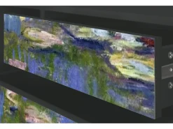 Móvel De Tv| Mueble de TV - 170х59х48 cm - T4 - The water lily pond , Antracite Cinza antracite
