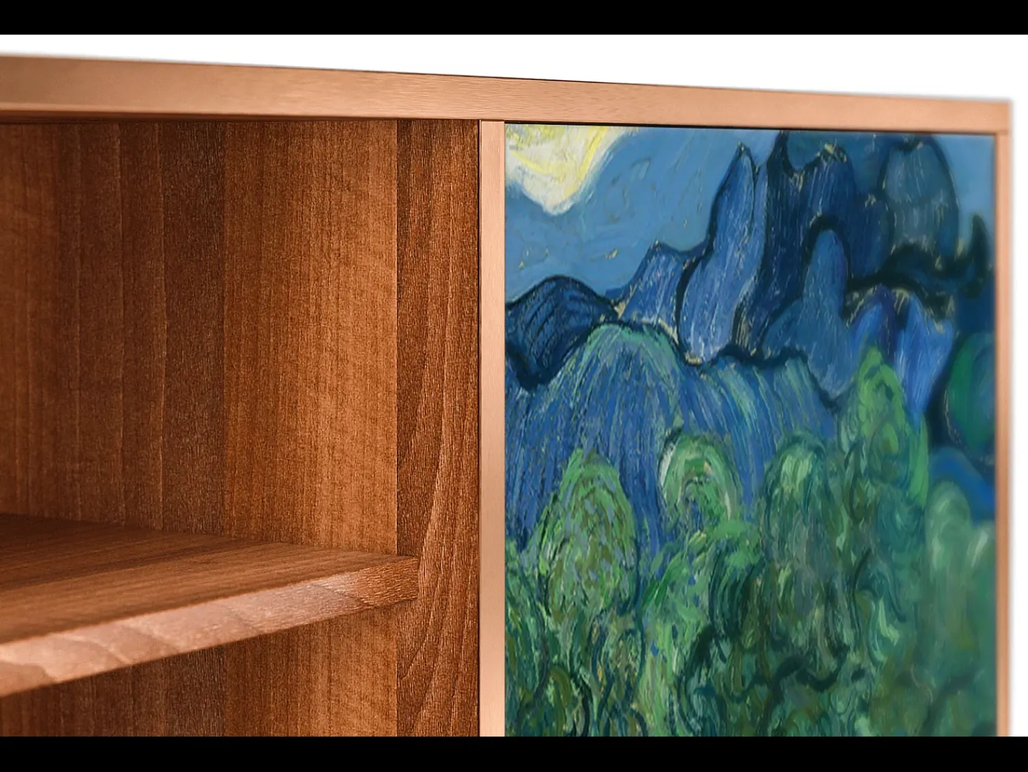 Móvel De Tv* Mueble de TV - 170х69х48 cm - T2 - The Oil Trees, Nogueira Castanho