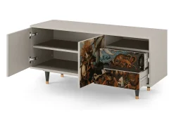 Móvel De Tv* Mueble de TV - 125х56х41 cm - T7 - The Fall, Areia Bege