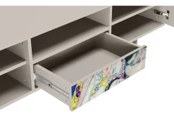 Clearance Mueble de TV - 170х59х41 cm - T6 - The Maiden by Klimt, Areia Bege