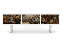 Móvel De Tv| Mueble de TV - 170х59х48 cm - T4 - The Fall, Branco Bege