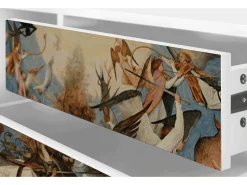 Móvel De Tv| Mueble de TV - 170х59х48 cm - T4 - The Fall, Branco Bege