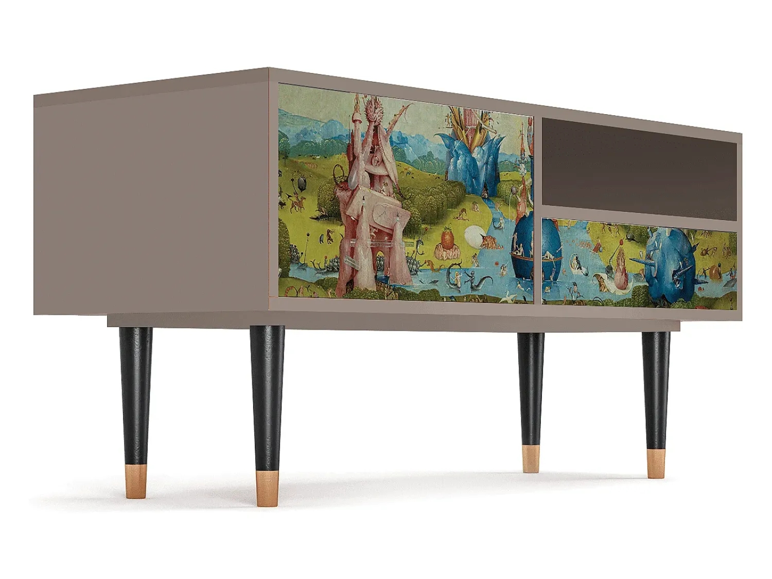 Móvel De Tv* Mueble de TV - 115х59х48 cm - T3 - The Garden 2 by Bosch, Latte Bege