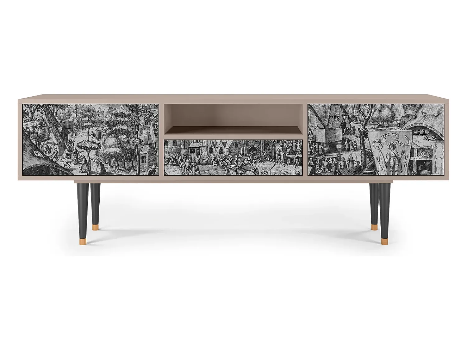 Mueble de TV - 170х59х41 cm - T6 - The Festival of Saint, Latte^ Móvel De Tv