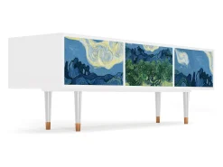 Móvel De Tv* Mueble de TV - 170х59х48 cm - T4 - The Oil Trees, Branco Bege