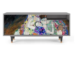 Best Mueble de TV - 125х56х41 cm - T7 - The Maiden by Klimt, Cinza Cinzento