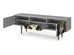 Móvel De Tv| Mueble de TV - 170х59х41 cm - T6 - The Garden 2, Cinza Cinzento