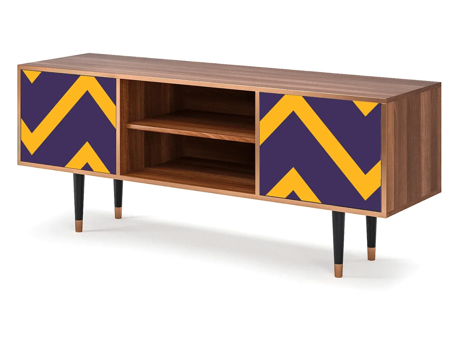 Mueble de TV - 170х69х48 cm - T2 - The Brightest Way, Nogueira^ Móvel De Tv